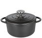 Preview: Provence - Guss - Bratentopf rund classic black